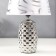 HELP LAM 36650/1 E14 40W White-Serebly H32.5 cm