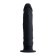 Popo pleasure by toyfa lupi phallimitator, silicone, black color, 12 cm