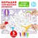 Reusable coloring "Country of Unicorns"