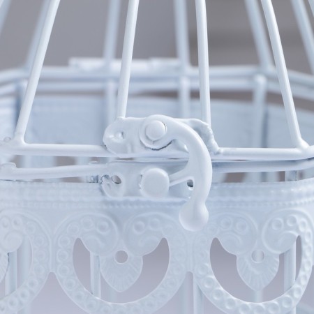 Hexagonal cell "butterflies", 14.5x23cm, white-1