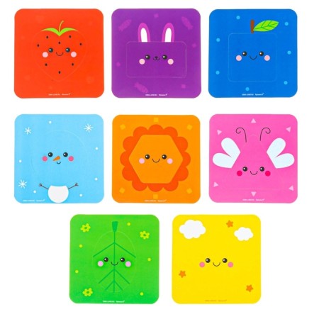 Soft puzzle for kids "colors and shapes", 8 puzzles, crumb I-5