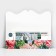 Formal money envelope "Happy Birthday", peonies, 17.5 x 8 cm