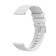 Watch strap, 20 mm, silicone, white