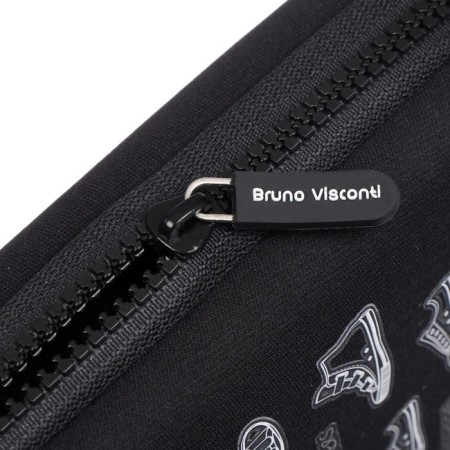 Frame backpack 38 x 30 x 20 cm, + pencil case, Bruno visconti "attention"-15