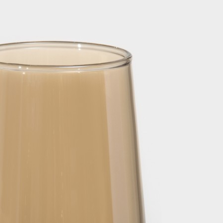 A set of glass glasses for champagne "Golden Honey", 160 ml, 4 pcs-4