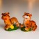 Polystone souvenir "Tiger on a clearing with daisies" MIX 3.5x2x4.5 cm