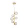 Suspended lamp Maytoni Mod545PL-06G, 6XG9, 28W, 29x29 cm, Color Gold