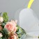 Carriage for flowers with tape, 30x25x12 cm, yellow