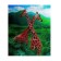Diamond mosaic with partial filling on the subframe "Giraffes", 50 x 60 cm