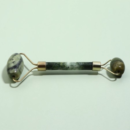 Massage set "Guasha", 18.5 × 10.5 × 2.5 cm, emerald color-4