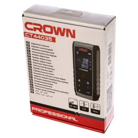 Laser rangemaker Crown CT44035, 100 m, sight, ± 2 mm, 650 nm-6