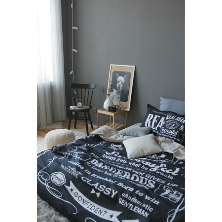 Bed linen "Ethel" 2 SP Real Man 175x215 cm, 200x220 cm, 50x70+3 cm - 2 pcs-13