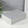 The casket to the leatherette for jewelry "Sleepy. Strips. Bant" silver 17x24x7 cm