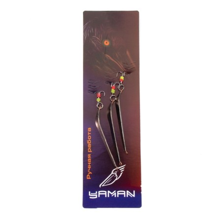 Vertical spinning "Yaman" catchy with the tee, size 45 mm, 3 g, Nickel color-5
