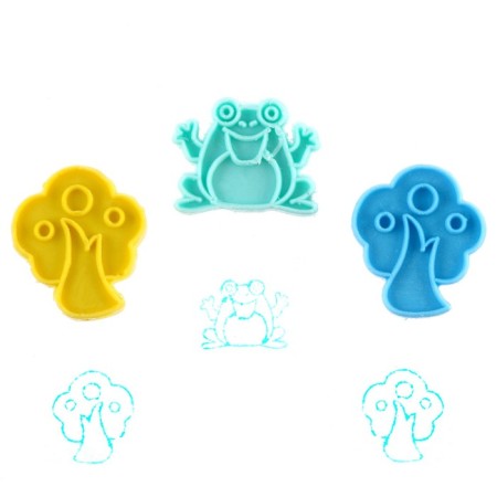 Printing color "Smile", set of 5 pcs., Stamping pillow-2