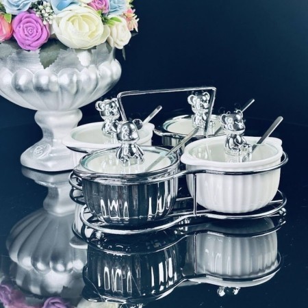 Set of banks Lenardi, 150 ml, 4 pcs