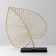 Monster on a stand decorations 14 × 6 × 27.5 cm, color gold