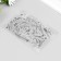 Stamp for creativity Silicon "Leaves and fish in the whirlpool" 16x11 cm