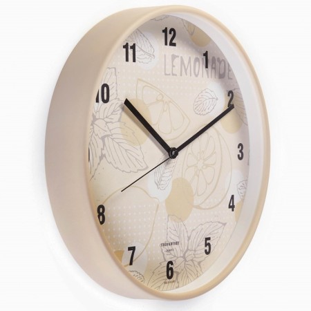 Wall clock, series: kitchen, "citrus", smooth move, d-30.5 cm-1