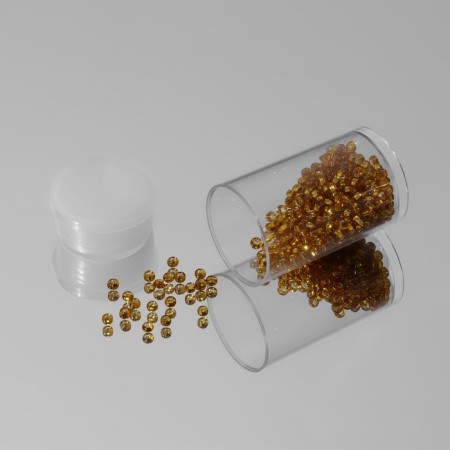 Jars for storing trifles, d = 2.2 × 3.8 cm, 5 pcs, the color is transparent-2
