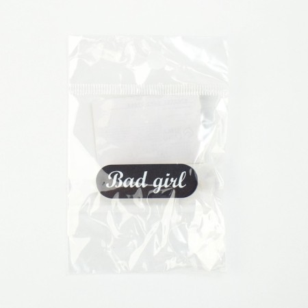 Заколка для волос Bad girl, 4.5 х 1.5 см-3