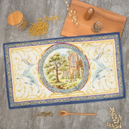 Ethel towel Renaissance Landscape 40x73 cm, 100% cotton, sarzha 190 g/m2