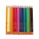 Pencils 24 colors "Kalyak-Malyak" washed, with an eraser, trihedral, plastic case