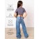 TOP for a girl with short sleeves on Generation ties, height 152 cm, purple color