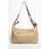 Gobo bag female, eco -leather, ludor beige, 40x11x22 cm