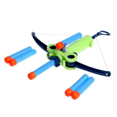 The crossbow "Fun shooter", shoots with soft bullets, mix-10