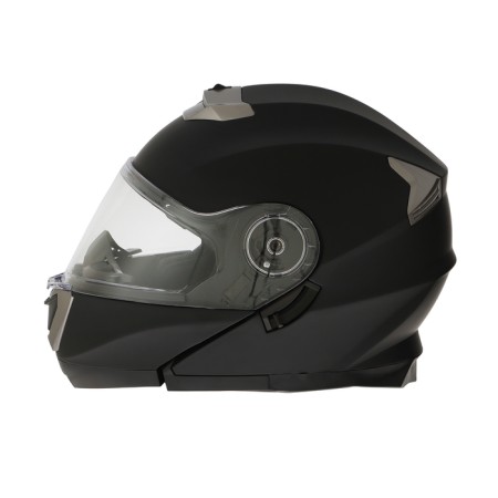 Modular helmet with two visors, size L (59-60), model-BLD-160E, black matte-8