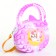 Bag's bag with lightning, lilac color