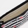 Cosmetic bag with lightning, black/white color
