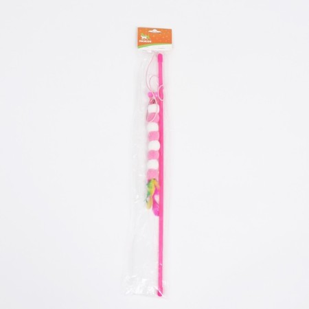 Domestica-aheart "Caterpillar with feathers", pen 49 cm, pink-3