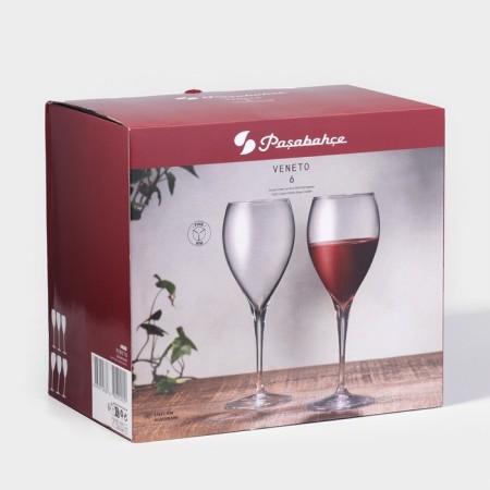 Set of glass glasses Veneto, 445 ml, 6 pcs-5