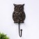 Decorative metal hook "Filin with patterns" 17.5x7.3x6 cm