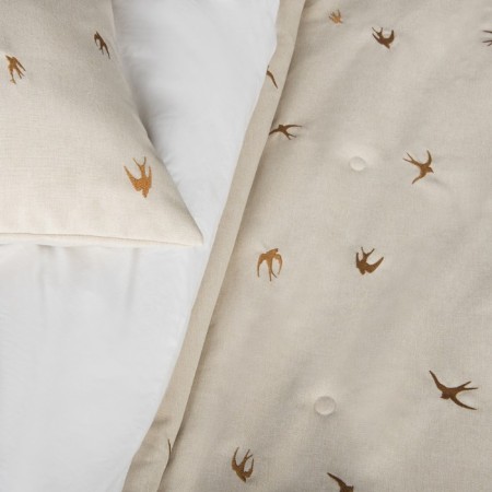 Set "Prime": a bedspread 160 x 220 cm, pillowcase 40 x 40 cm - 2 pcs, bronze color-3