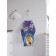 Apron of a kitchen with a photo print "Dogs in space", adjustable, size OS