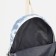 Youth backpack from textiles on lightning, 3 pockets, blue color