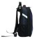 School backpack 38 x 30 x 16 cm, ergonomic back, stavia "race", black