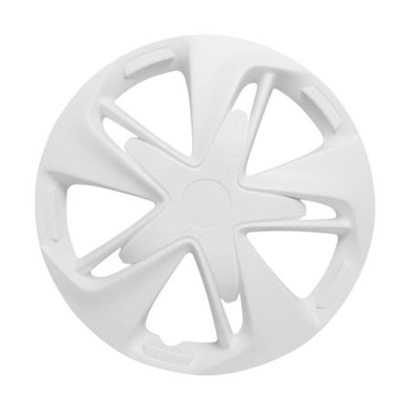 Wheel caps 15 "Super Astra", White, Carbon, set 2 pcs, AWCC-15-26-1