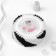 Portnovsky pins "Chamomile", 38 mm, 40 pcs, black/white color