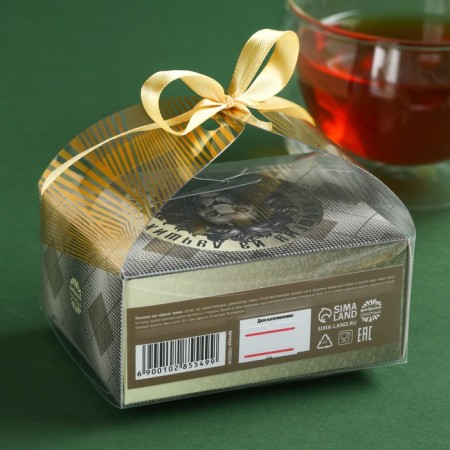 Black tea "real man" Taste: lemon, 50 g.-3
