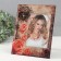 Photo frame glass "TZCH-011" 10x15 cm, col. pink