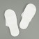 Disposable slippers, 42 size, terry, economy, white, closed cape