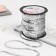 Sequins on threads, holography, 6 mm, 91 ± 1 m, silver color