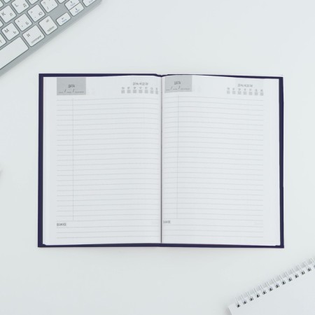 Diary in a solid cover A5, 80 sheets "Man"-1