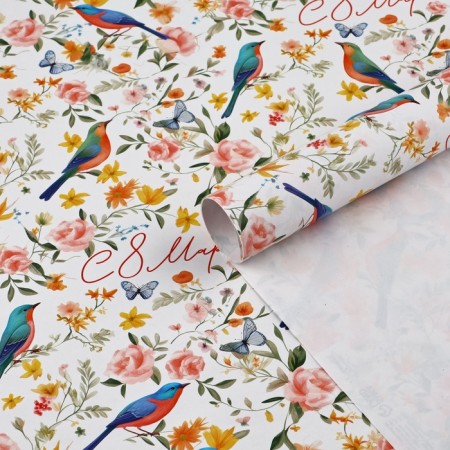 Glossy packaging paper "since March 8", 70 x 100 cm-1