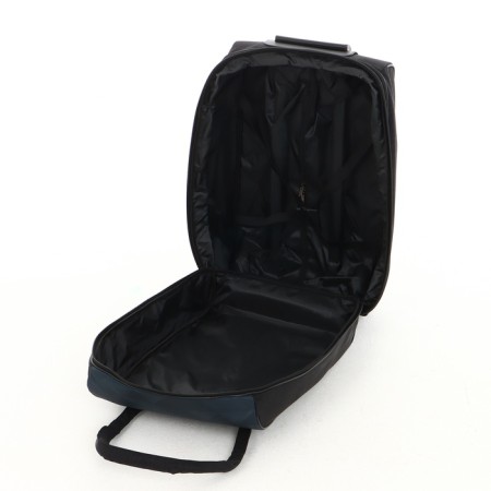 Small suitcase 20 ", a road bag with a zipper, black color-8