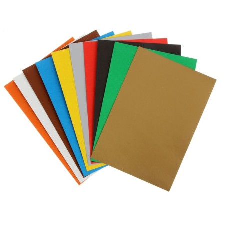 Cardboard of color A4, 10 sheets, 10 colors "Sun", Non -merciful, 200 g/m2-1